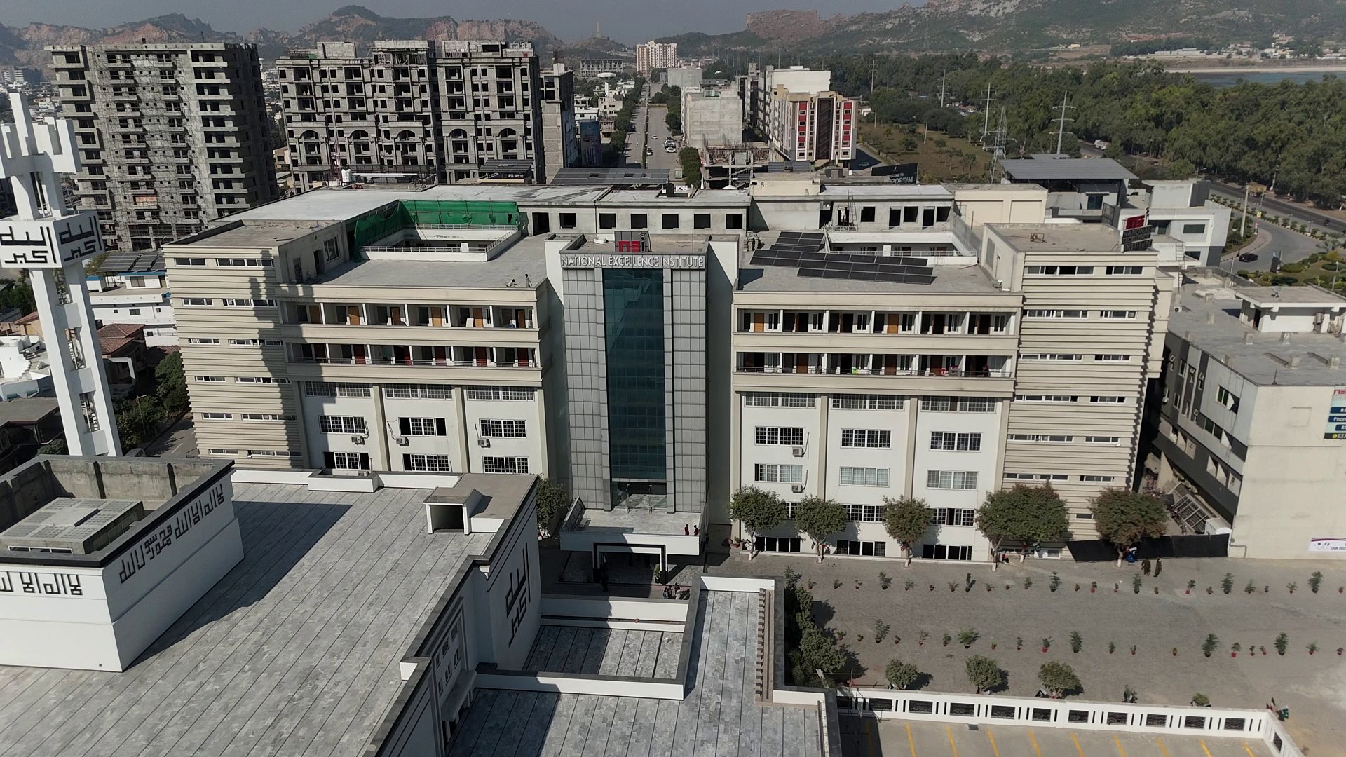 Aerial NEI campus